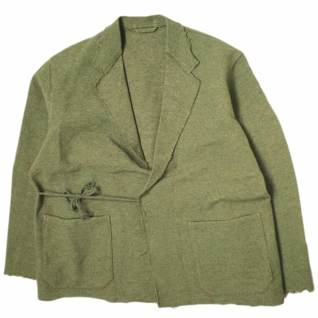 COMOLI(コモリ)のCOMOLI コモリ 日本製 WOOL COTTON JACKET ウールコットンジャケット N03-01005 3 KHAKI 作務衣 アウター【中古】【COMOLI】 メンズのジャケット/アウター(ブルゾン)の商品写真