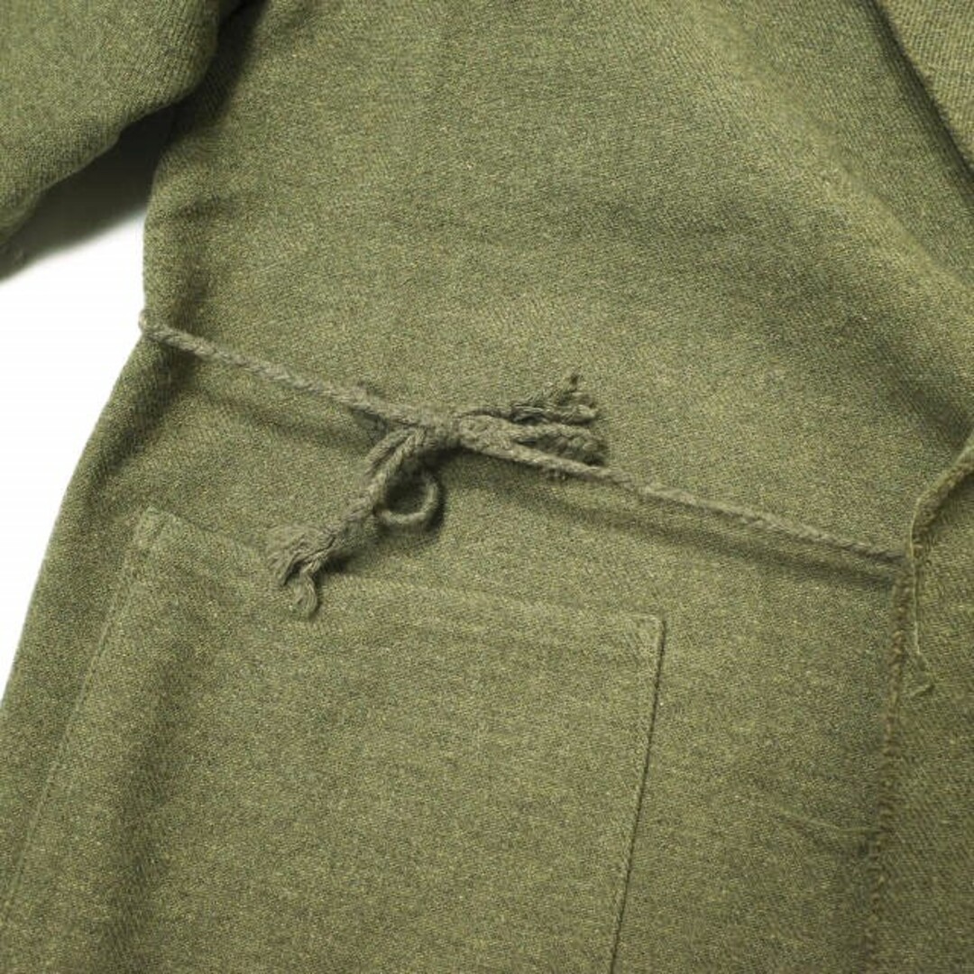 COMOLI(コモリ)のCOMOLI コモリ 日本製 WOOL COTTON JACKET ウールコットンジャケット N03-01005 3 KHAKI 作務衣 アウター【中古】【COMOLI】 メンズのジャケット/アウター(ブルゾン)の商品写真