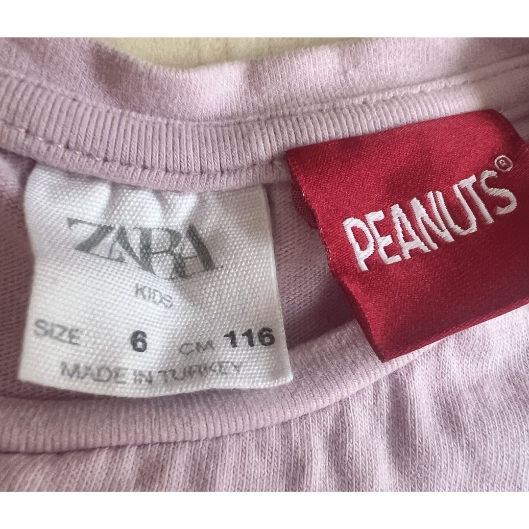 ZARA KIDS(ザラキッズ)のZARA  Tシャツ　116センチ キッズ/ベビー/マタニティのキッズ服女の子用(90cm~)(Tシャツ/カットソー)の商品写真