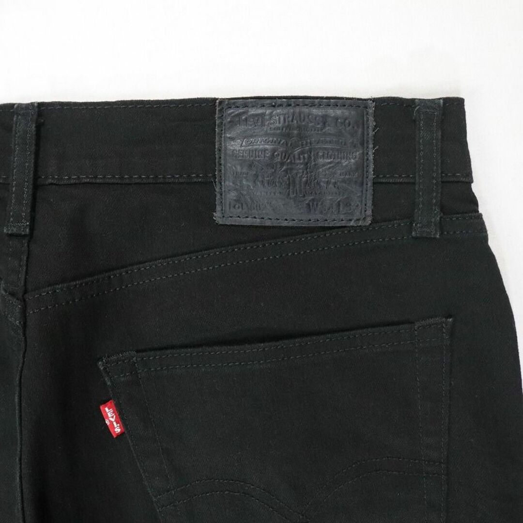 Levi's(リーバイス)の大きいサイズ リーバイス 502 ブラックレギュラーストレッチジーンズ W34 メンズのパンツ(デニム/ジーンズ)の商品写真