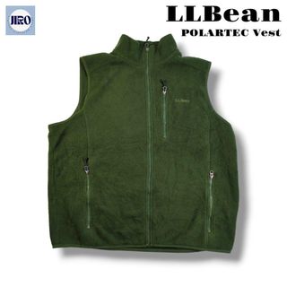 L.L.Bean - エルエルビーン ポーラテック POLARTEC ベスト グリーン XL 111