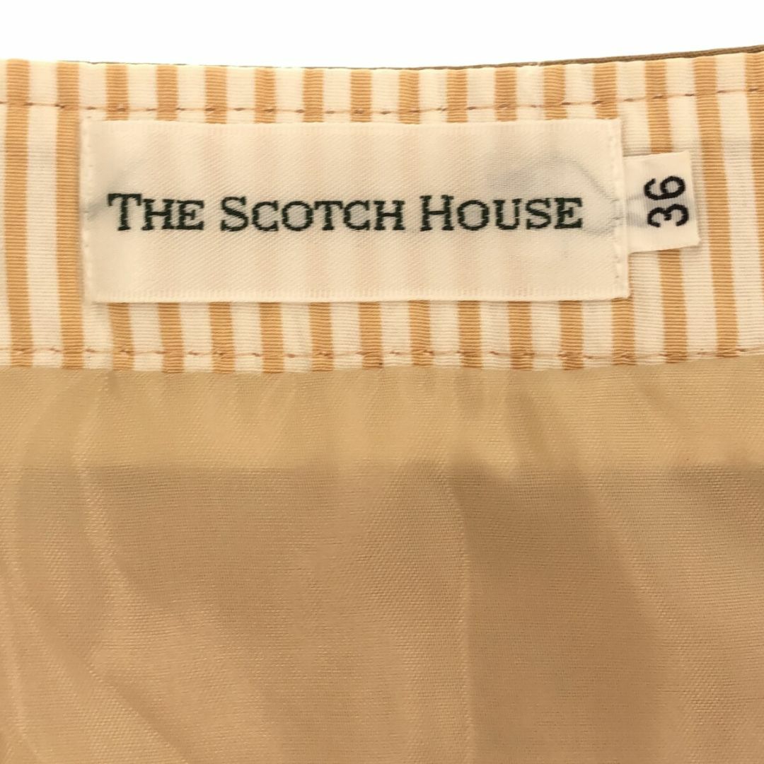 THE SCOTCH HOUSE(ザスコッチハウス)のザスコッチハウス スカート フレアスカート ひざ丈 きれいめ レディース ブラウ レディースのスカート(ひざ丈スカート)の商品写真
