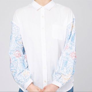 グラニフ(Design Tshirts Store graniph)のグラニフ アルティメット　ディズニー　美女と野獣　シャツ　長袖シャツ　コラボ　(シャツ/ブラウス(長袖/七分))