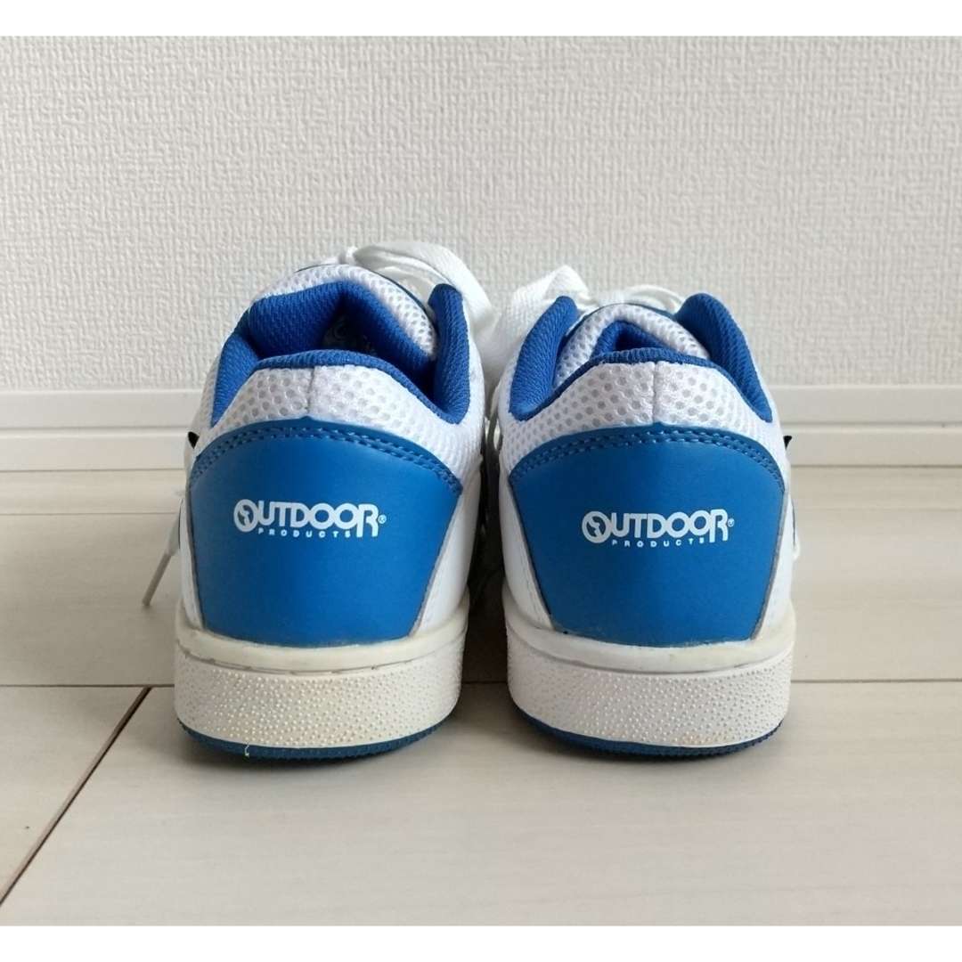 （401）OUTDOOR PRODUCTS ホワイト×ブルー スニーカー レディースの靴/シューズ(スニーカー)の商品写真