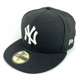ニューエラー(NEW ERA)のニューエラ キャップ 59FIFITY ニューヨークヤンキース ウール100％ ブランド 帽子 メンズ 7.625サイズ ブラック NEW ERA(キャップ)