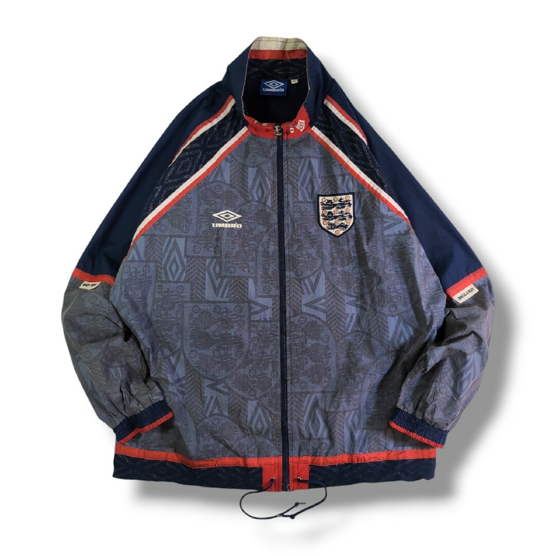 UMBRO - UMBRO イングランド代表 93-95 トラックジャケット 総柄 UMBRO - UMBRO イングランド代表 93-95 トラックジャケット 総柄