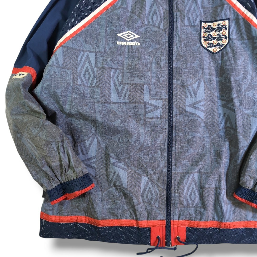 UMBRO - UMBRO イングランド代表 93-95 トラックジャケット 総柄 UMBRO - UMBRO イングランド代表 93-95 トラックジャケット 総柄