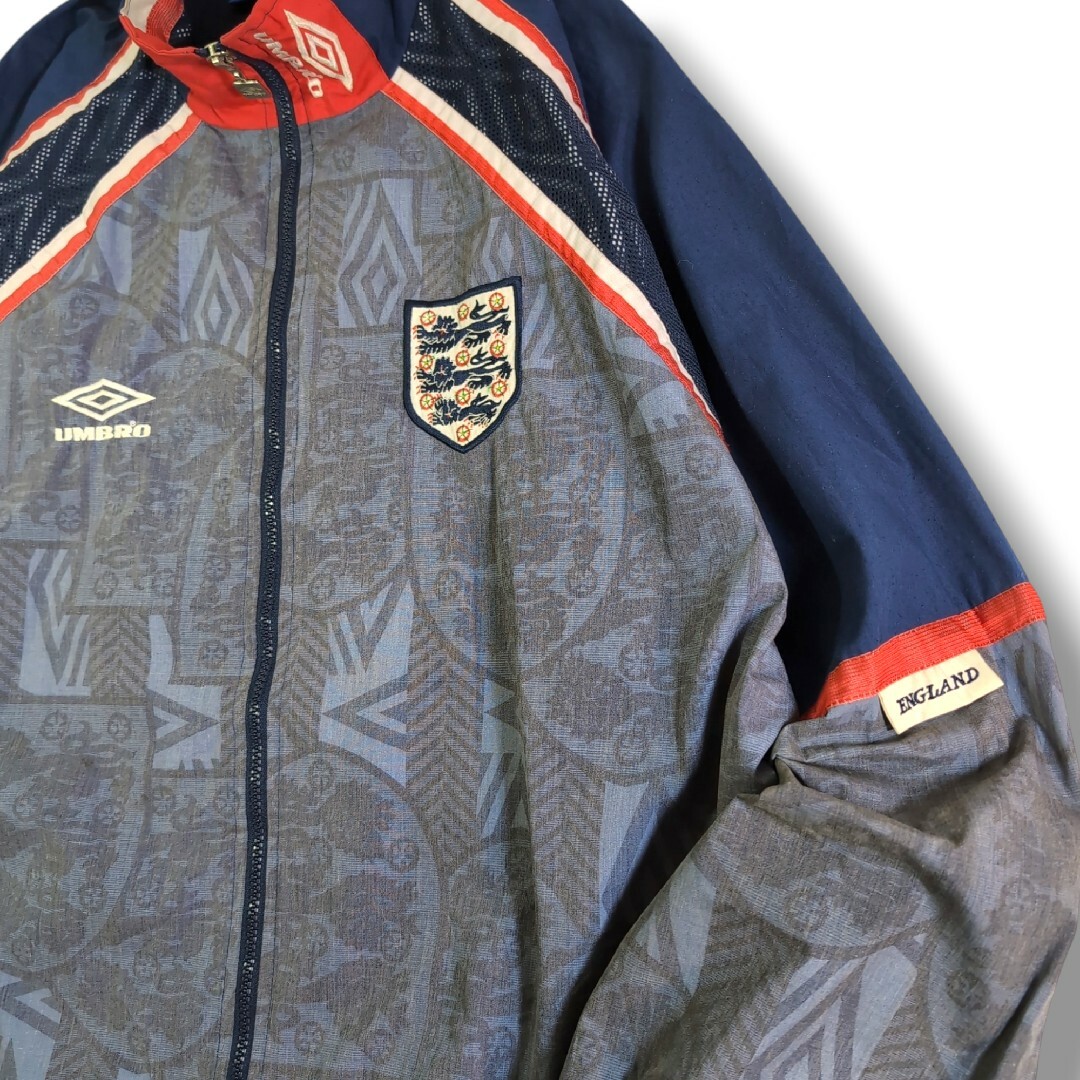 UMBRO - UMBRO イングランド代表 93-95 トラックジャケット 総柄 UMBRO - UMBRO イングランド代表 93-95 トラックジャケット 総柄