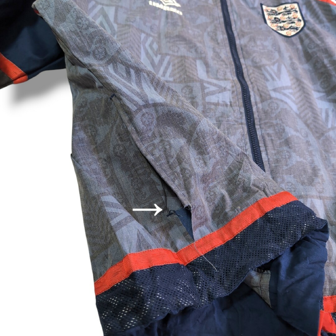 UMBRO - UMBRO イングランド代表 93-95 トラックジャケット 総柄 UMBRO - UMBRO イングランド代表 93-95 トラックジャケット 総柄