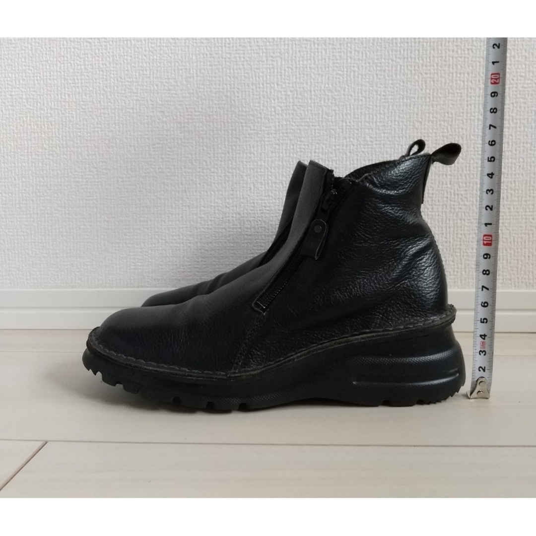 （407）ブラック ショートブーツ（22.5cm） レディースの靴/シューズ(ブーツ)の商品写真