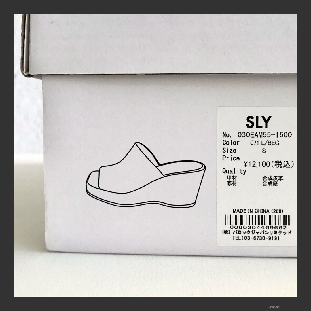 SLY(スライ)のセール！スライ　●プラットフォームスクエアサンダル/ミュールサンダル【新品】 レディースの靴/シューズ(ミュール)の商品写真