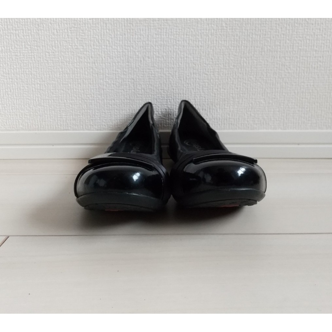 （414）Airystep ブラック パンプス（22.5cm） レディースの靴/シューズ(ハイヒール/パンプス)の商品写真