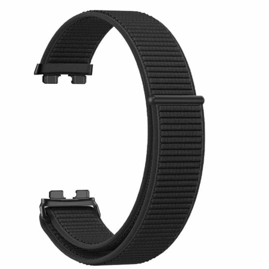 HUAWEI Band 8 ブラック 替えベルト バンド ナイロン ループ 交換 スマホ/家電/カメラのスマホアクセサリー(モバイルケース/カバー)の商品写真