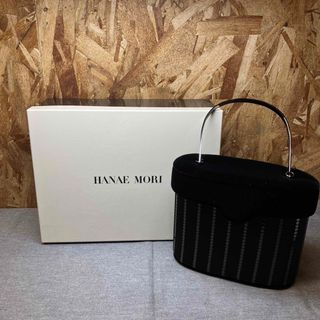 ハナエモリ(HANAE MORI)の【N①1270】ハナエモリ ハンドバッグ　冠婚葬祭バッグフォーマルバッグブラック(ハンドバッグ)