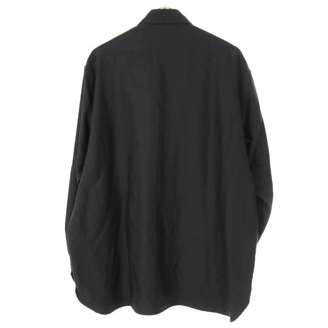 COMOLI(コモリ)のCOMOLI コモリ 22AW ウールモールワークシャツ ネイビー 3 W03-02013 メンズのトップス(シャツ)の商品写真