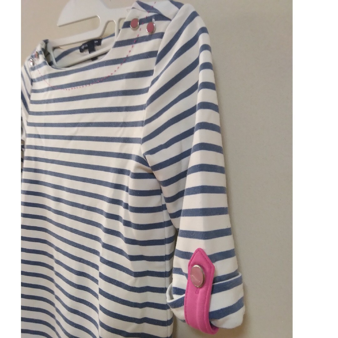 GAP(ギャップ)のギャップ　140　ボーダー　ワンピース キッズ/ベビー/マタニティのキッズ服女の子用(90cm~)(ワンピース)の商品写真