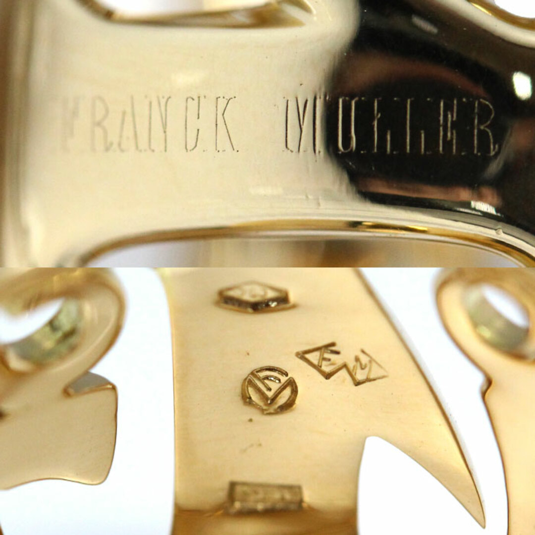 FRANCK MULLER(フランクミュラー)のFRANCK MULLER フランクミュラー K18YG イエローゴールド タリスマン リング・指輪 16号 11.9g メンズ【中古】【美品】 メンズのアクセサリー(リング(指輪))の商品写真