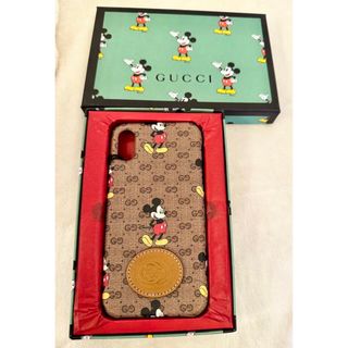 新品未使用　ミッキー × GUCCI  iPhone x/xsケース　ディズニー