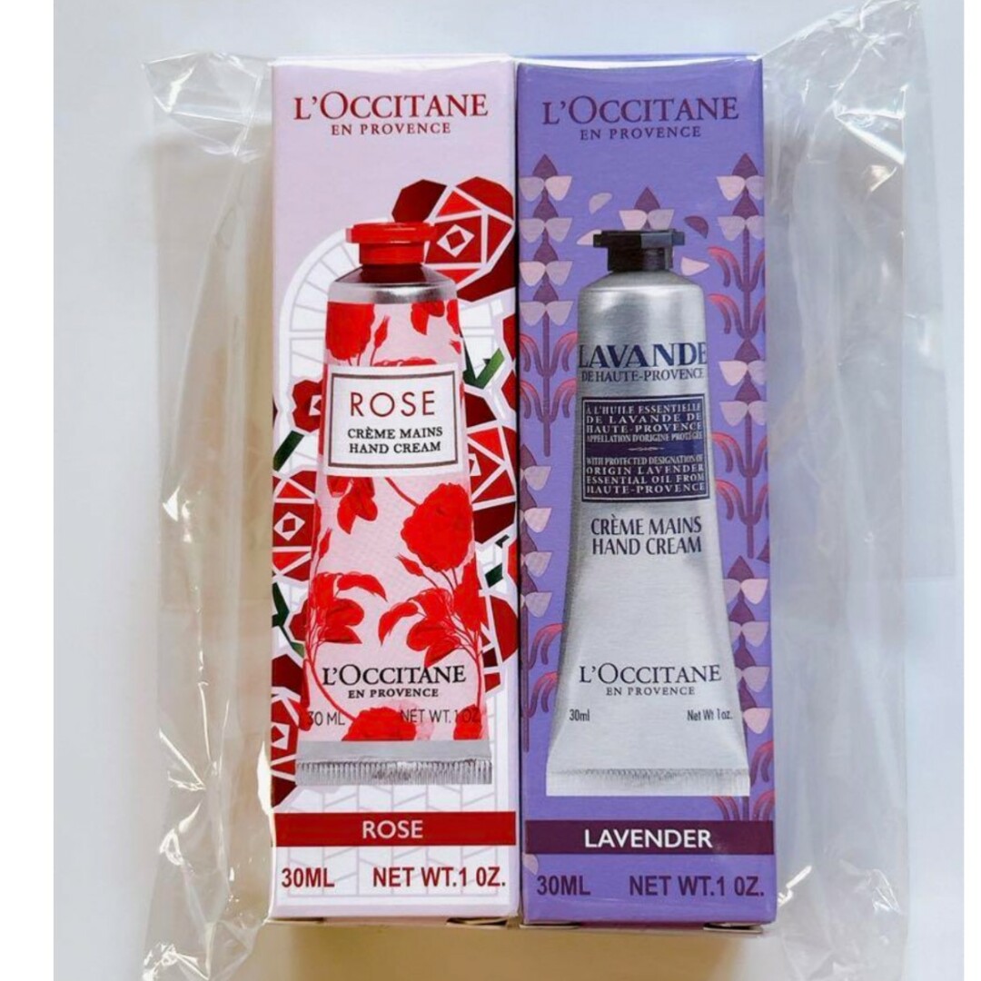 L'OCCITANE(ロクシタン)のロクシタン ハンドクリーム ローズ ラベンダー 30ml コスメ/美容のボディケア(ハンドクリーム)の商品写真