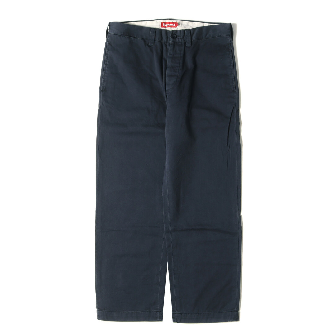 Supreme(シュプリーム)のSupreme シュプリーム パンツ サイズ:30 21AW ピンナップガール刺繍 コットン チノパンツ Pin Up Chino Pant ネイビー 紺 ボトムス ズボン【メンズ】【中古】 メンズのパンツ(チノパン)の商品写真