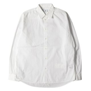 オフホワイト(OFF-WHITE)の美品 OFF-WHITE オフホワイト シャツ サイズ:XL 21AW ミニロゴ コットンブロード ボタン 長袖シャツ ホワイト 白 イタリア製 トップス カジュアルシャツ【メンズ】【中古】(シャツ)