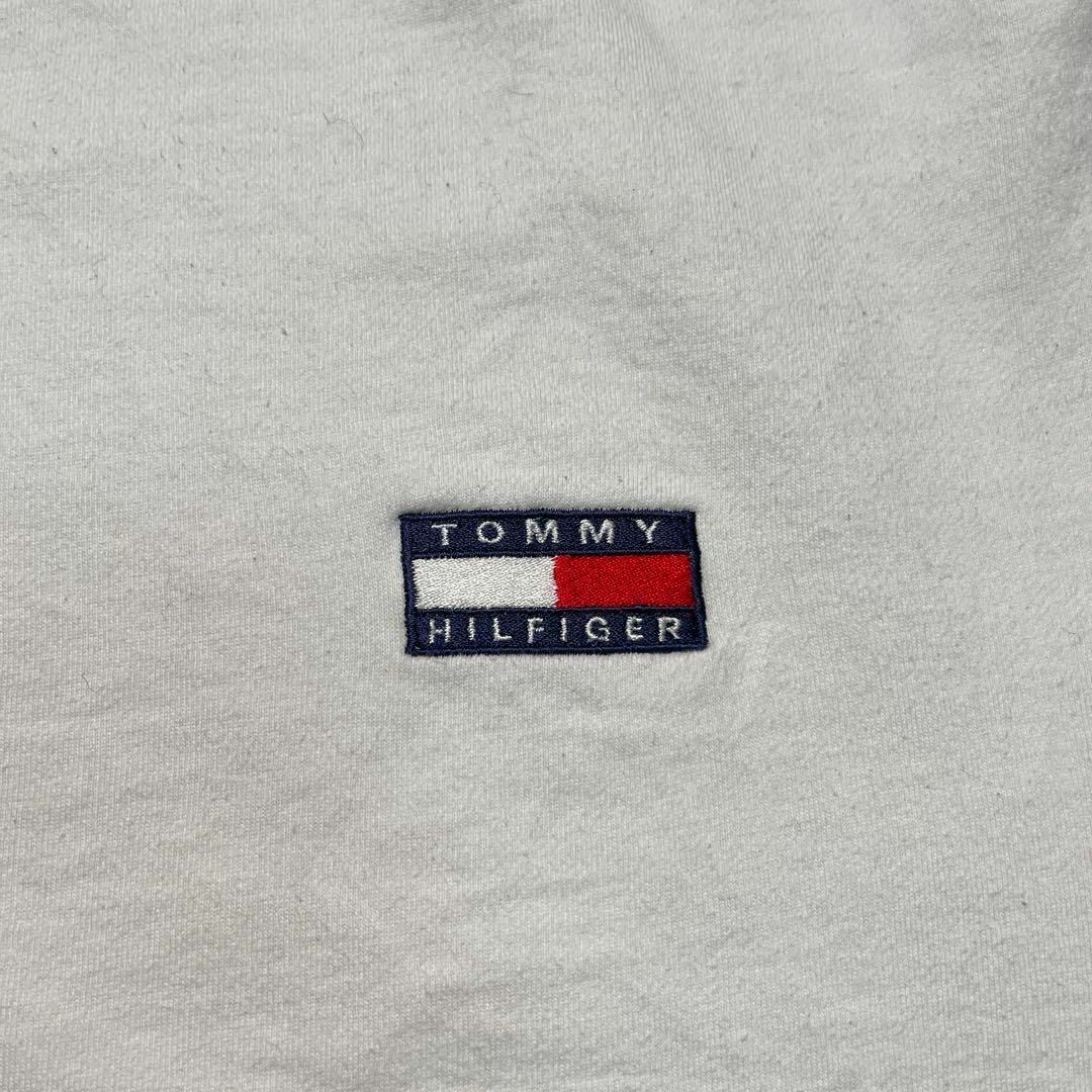 TOMMY HILFIGER(トミーヒルフィガー)の【TOMMY HILFIGER】トミーヒルフィガー　USA製ホワイトスウェット メンズのトップス(スウェット)の商品写真