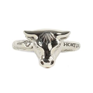 グッチ(Gucci)の美品 GUCCI グッチ サイズ:10号 アンガーフォレスト ブルズヘッド Ag925 リング Anger Forest Bulls Head Ring スターリングシルバー 指輪 ジュエリー アクセサリー 【メンズ】【中古】(リング(指輪))