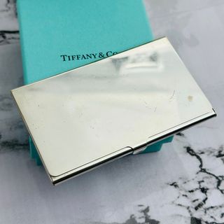 ティファニー(Tiffany & Co.)のTiffany ティファニー　カードケース　シルバー　シンプル　名刺入れ(名刺入れ/定期入れ)