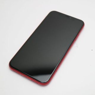 アイフォーン(iPhone)の超美品 SIMフリー iPhone 11 64GB プロダクトレッド  M777(スマートフォン本体)