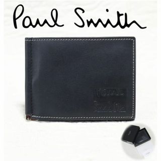 Paul Smith - 新品箱付き【ポールスミス】ステッチハイライト 2つ折りマネークリップ財布 黒