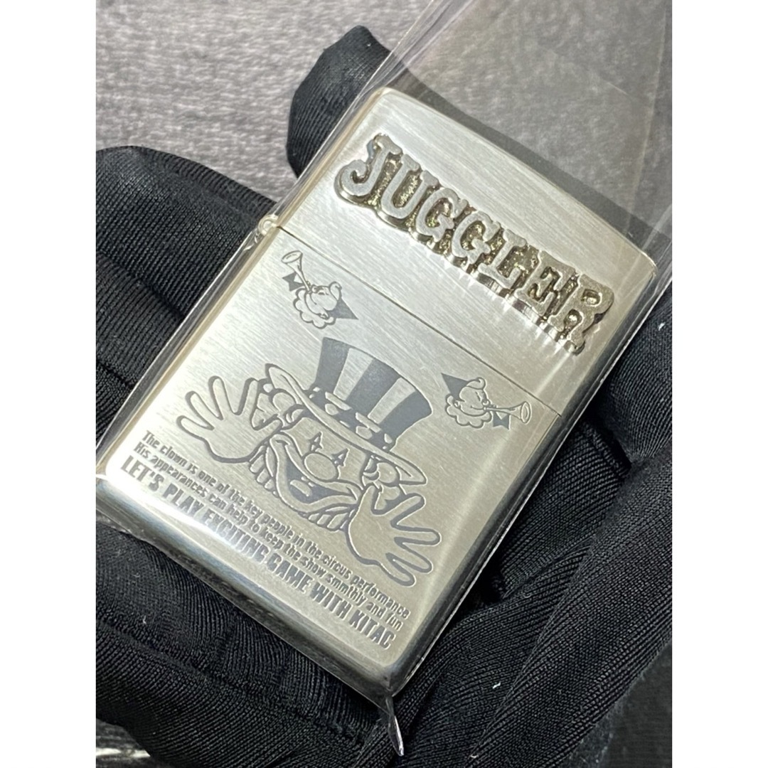 zippo JUGGLER ピエロ 立体メタル ジャグラー 1998年製 エンタメ/ホビーのテーブルゲーム/ホビー(パチンコ/パチスロ)の商品写真