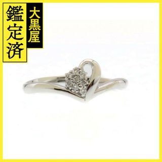 JEWELRY　ジュエリー　リング　指輪　K18WG　D0.06ct【207】(リング(指輪))