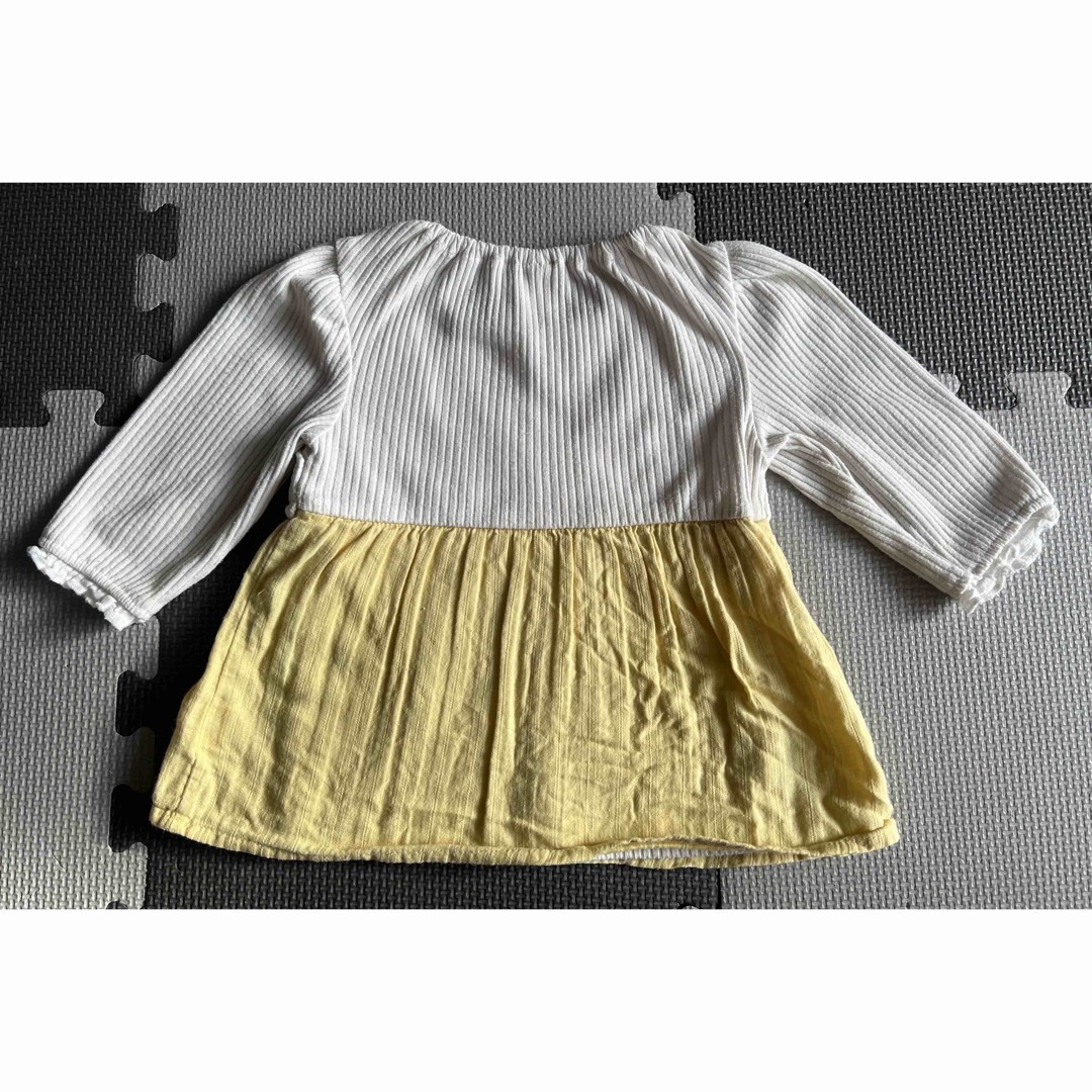 西松屋(ニシマツヤ)のベビー服　カットソー　70〜80サイズ　3枚セット キッズ/ベビー/マタニティのベビー服(~85cm)(シャツ/カットソー)の商品写真