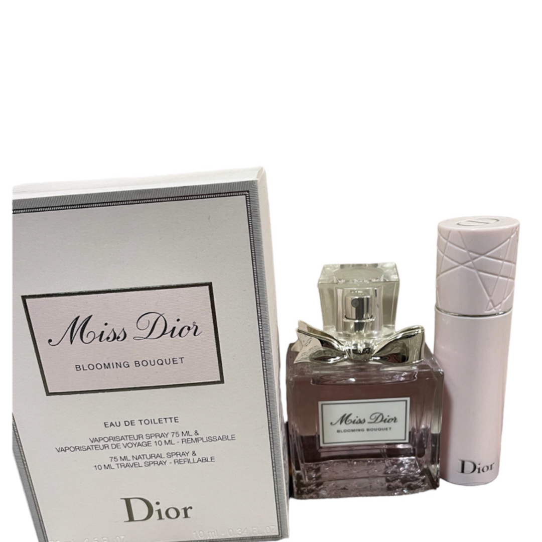Christian Dior(クリスチャンディオール)のDior香水 ディオール  ブルーミングブーケ75ml ミニボトル付 コスメ/美容の香水(香水(女性用))の商品写真
