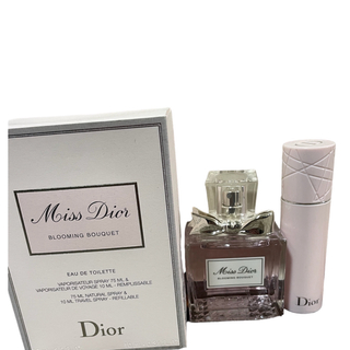 クリスチャンディオール(Christian Dior)のDior香水 ディオール  ブルーミングブーケ75ml ミニボトル付(香水(女性用))