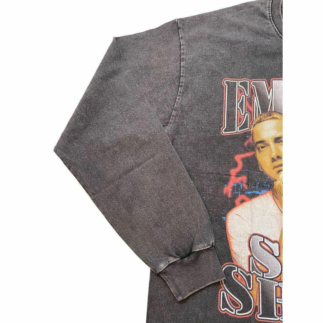 EMINEM　エミネム　SLIM SHADY　ヴィンテージ加工　Tシャツ　XXL メンズのトップス(Tシャツ/カットソー(七分/長袖))の商品写真