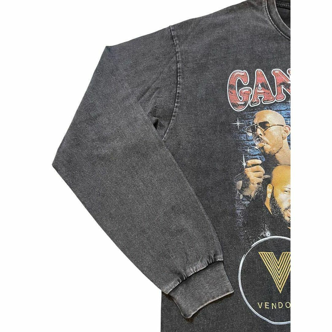 GANGSTAS　ゴッドファーザー　2PAC　Tシャツ　ロンT　ブラック　XXL メンズのトップス(Tシャツ/カットソー(七分/長袖))の商品写真