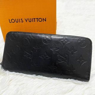 ルイヴィトン(LOUIS VUITTON)の【✨極美品✨】ルイヴィトン　モノグラム　シャドウ　ジッピー　ウォレット　ブラック(マネークリップ)