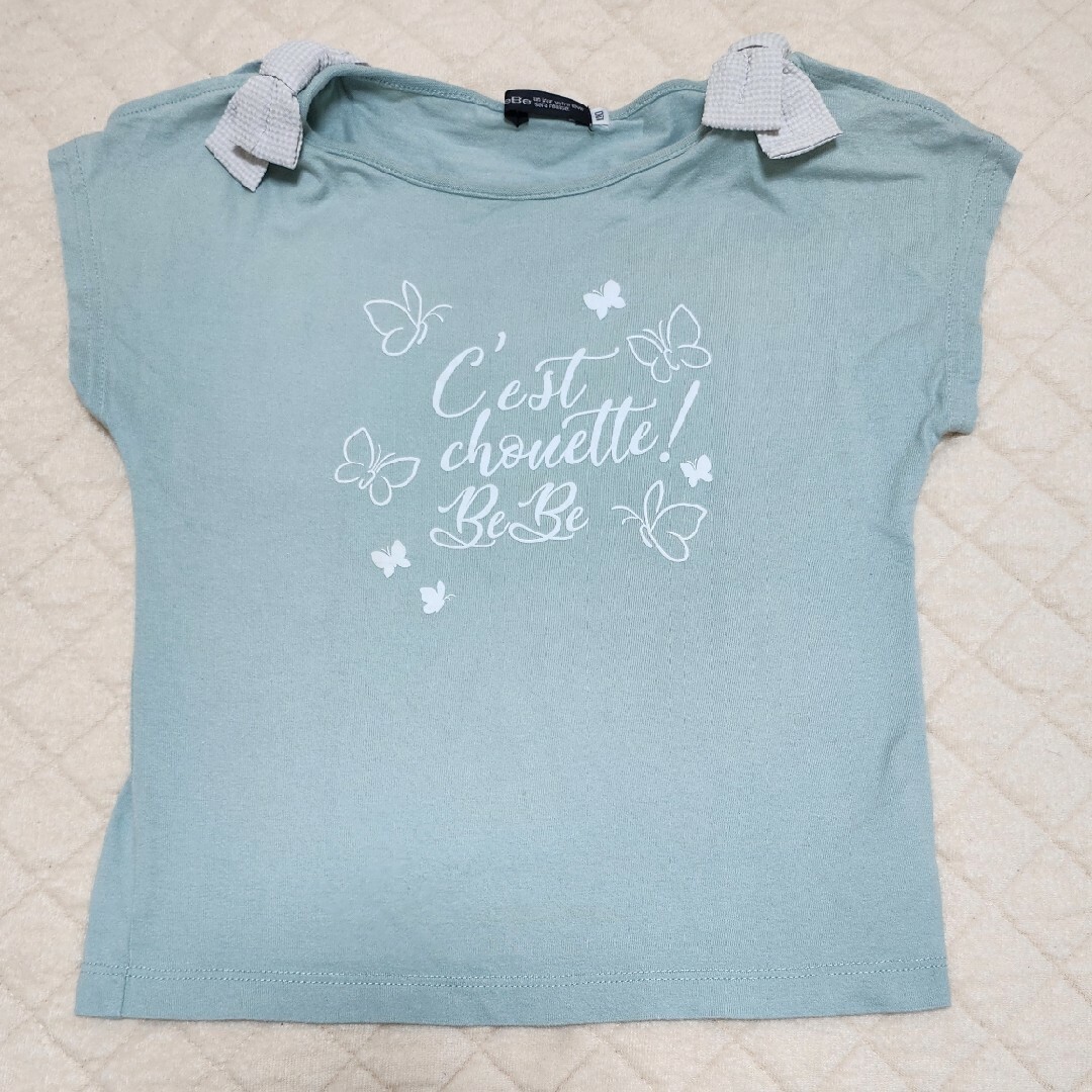 BeBe(ベベ)のBeBe★120cm女の子Tシャツ キッズ/ベビー/マタニティのキッズ服女の子用(90cm~)(Tシャツ/カットソー)の商品写真