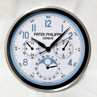 パテックフィリップ(PATEK PHILIPPE)の【非売品】パテック フィリップ 掛け時計 PATEK PHILIPPE 水色(掛時計/柱時計)