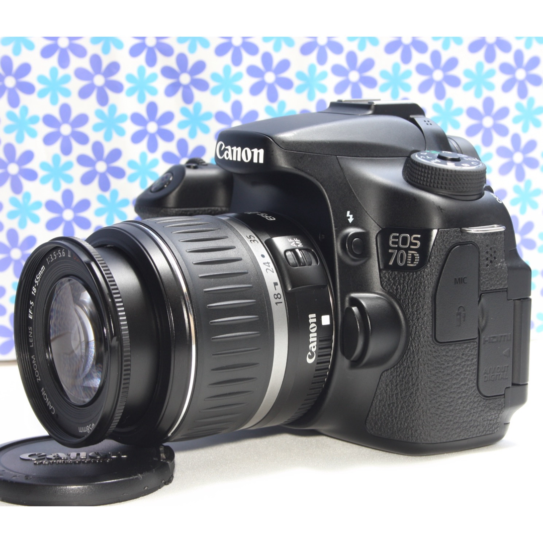 Wi-Fi機能搭載☆Canon EOS 70D☆高画質☆動画撮影☆おすすめ一眼 Wi-Fi機能搭載☆Canon EOS 70D☆高画質☆動画撮影☆おすすめ一眼