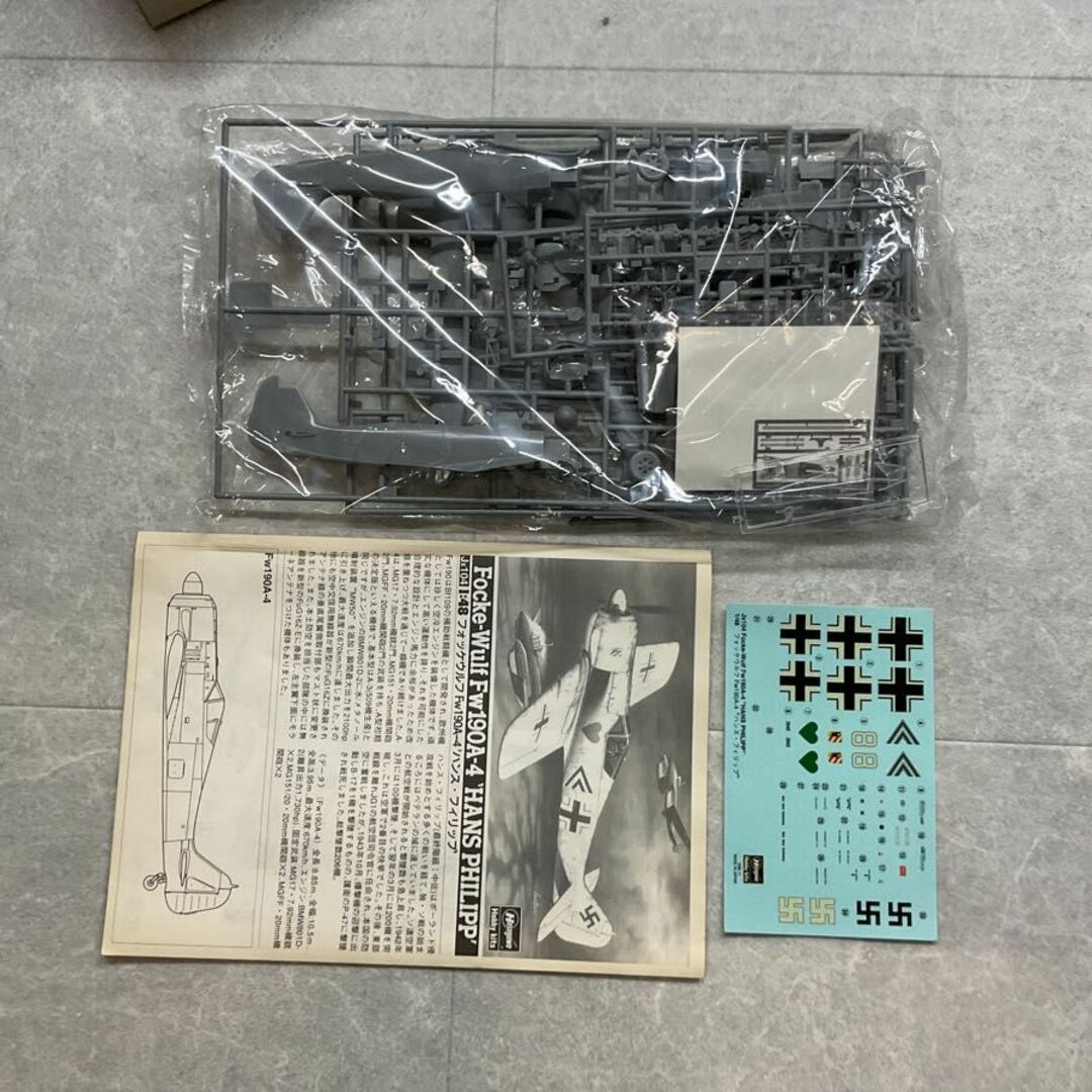 Hasegawa ハセガワ 1/48 フォッケウルフ Fw190A-4 ハンスフィリップ エンタメ/ホビーのおもちゃ/ぬいぐるみ(模型/プラモデル)の商品写真