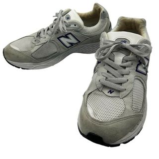 ニューバランス(New Balance)のNEW BALANCE ニューバランス メンズ スニーカー 26cm ML2002R6 靴 シューズ グレー パープル 中古 W４(スニーカー)