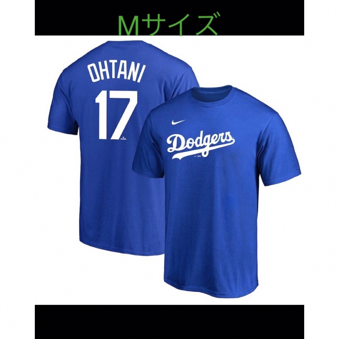 NIKE(ナイキ)のナイキ　NIKE ロサンゼルス ドジャース　大谷翔平　ネーム＆ナンバーTシャツ スポーツ/アウトドアの野球(応援グッズ)の商品写真