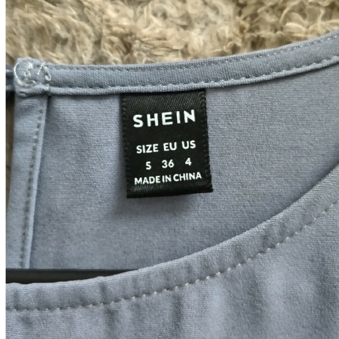 SHEIN(シーイン)のマタニティ半袖ワンピース キッズ/ベビー/マタニティのマタニティ(マタニティワンピース)の商品写真