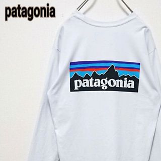 patagonia - 人気モデル パタゴニア バッグ ロゴ 長袖 Tシャツ