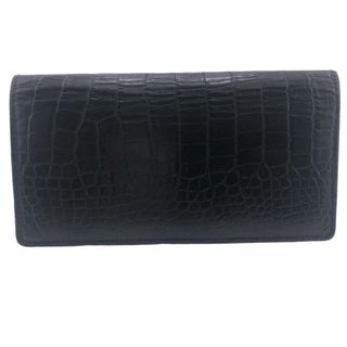 ルイヴィトン(LOUIS VUITTON)のルイヴィトン LOUIS VUITTON 長財布
 クロコ ポルトフォイユブラザ N91555 ブラック(長財布)