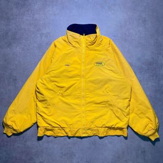 LANDS’END - 90s LANDS'END ランズエンド イエローナイロンフリースジャケット