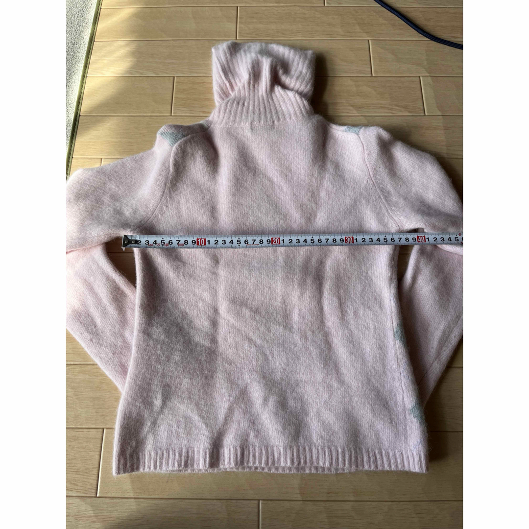 タートルネックセーター ニット ピンク レディースのトップス(ニット/セーター)の商品写真