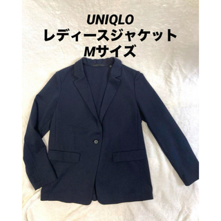 ユニクロ(UNIQLO)のUNIQLO ユニクロ ジャケット 紺ブレザー シングルタイプ レディース(テーラードジャケット)
